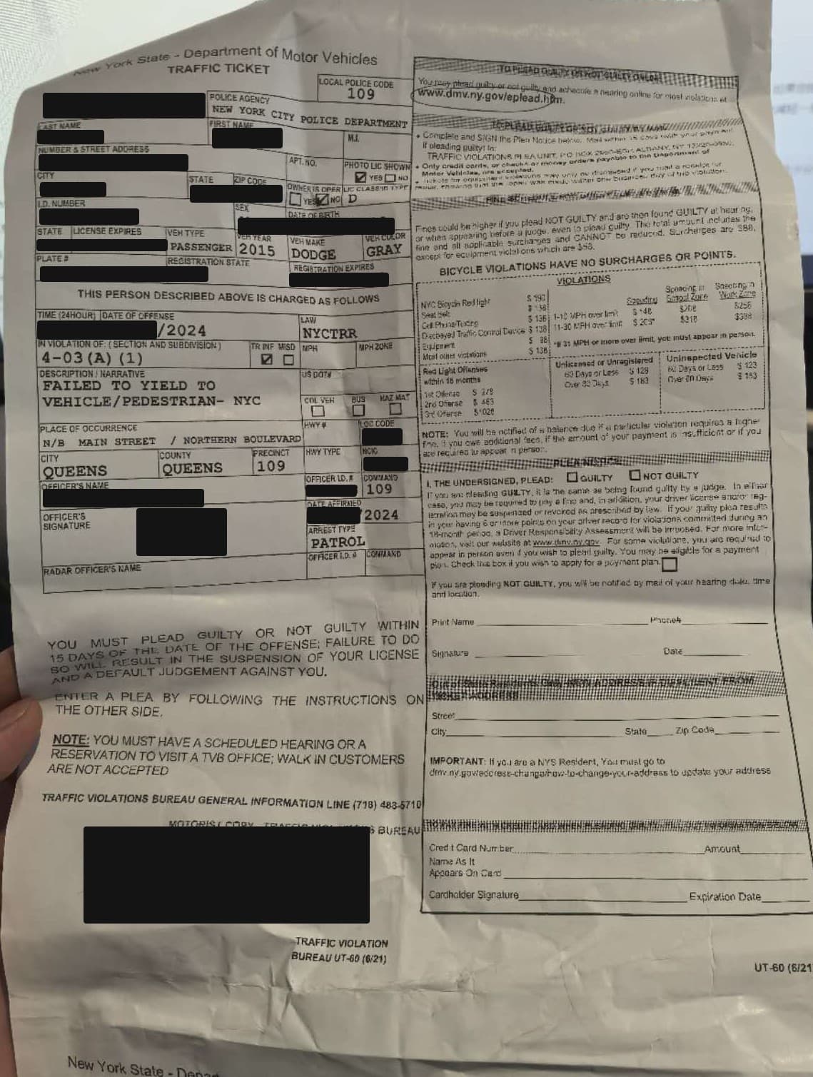 Failed to Yield - Queens